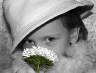 Дама с астрой