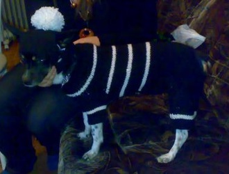 Наш новый комбез и шапочка)